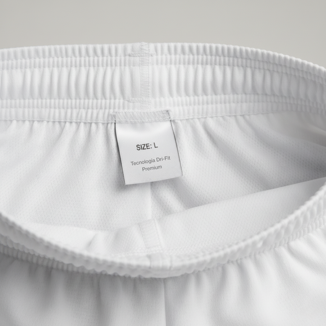 104 SHORT ESSENCIAL CON LICRA BLANCA NK