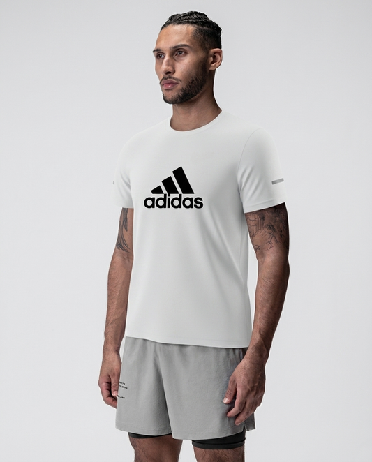 222 Camiseta Essencial Blanco Logo Grande ADD - frontal