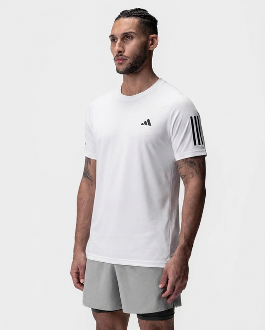 226 Camiseta Essencial Blanco Tres Lineas ADD - frontal