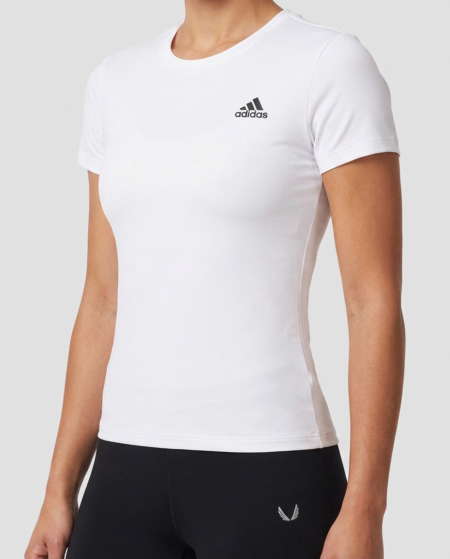 410 Camiseta Essencial Mujer Blanco ADD - macro