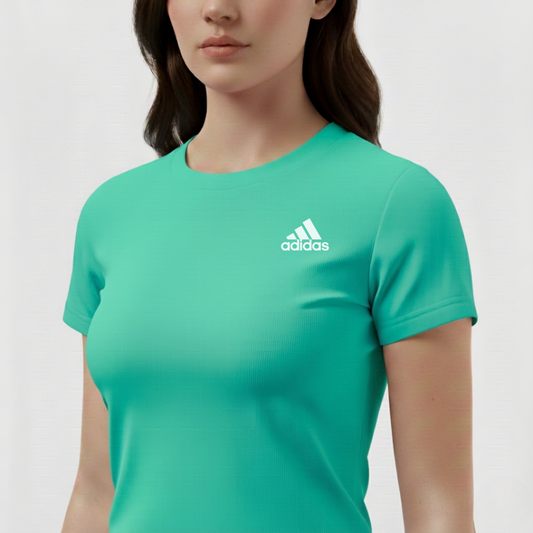409 CAMISETA ESSENCIAL MUJER CELESTE ADD