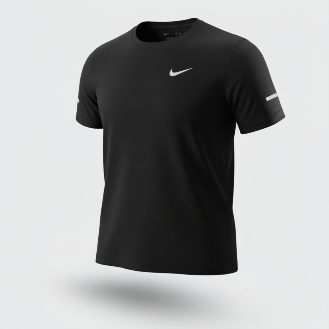 203 CAMISETA HOMBRE NEGRO NK