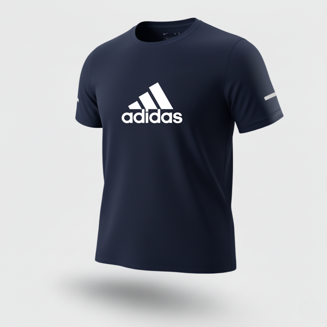 221 CAMISETA ESSENCIAL AZUL NAVY LOGO GRANDE ADD