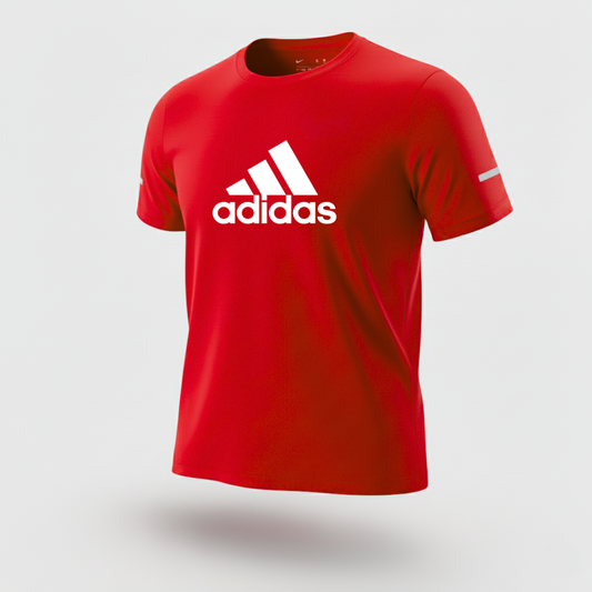 224 CAMISETA ESSENCIAL ROJO LOGO GRANDE ADD