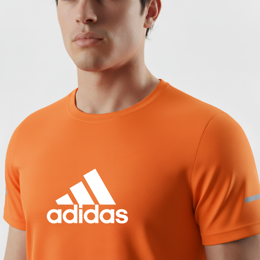 225 CAMISETA ESSENCIAL NARANJA LOGO GRANDE ADD