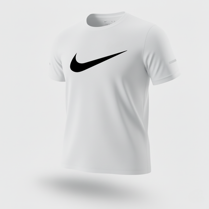 217 CAMISETA ESSENCIAL BLANCO LOGO GRANDE NK