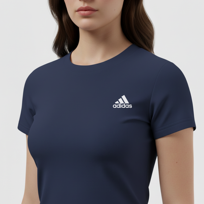 412 CAMISETA ESSENCIAL MUJER AZUL NAVY ADD