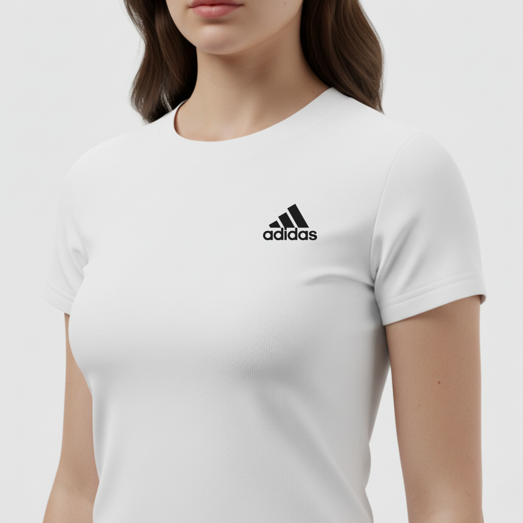 410 CAMISETA ESSENCIAL MUJER BLANCO  ADD