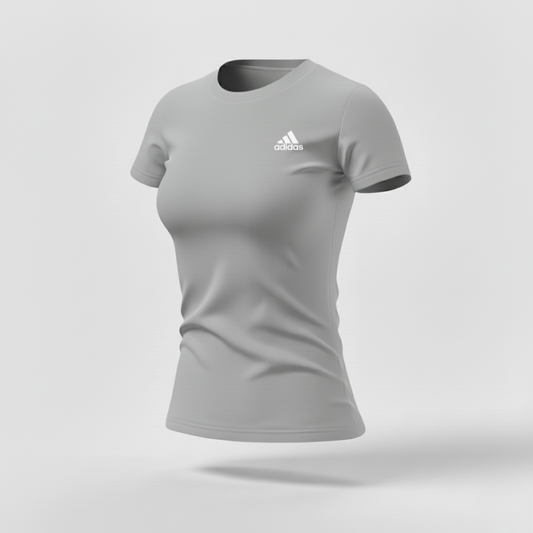 408 CAMISETA ESSENCIAL MUJER GRIS ADD