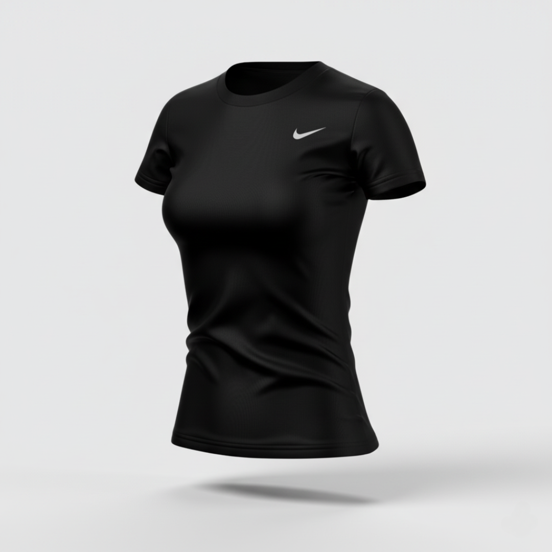 405 CAMISETA ESSENCIAL MUJER NEGRO NK