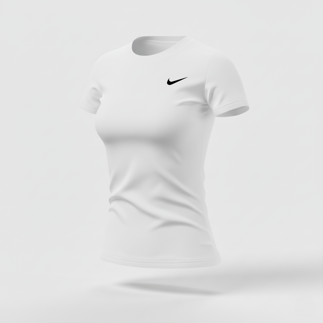 404 CAMISETA ESSENCIAL MUJER BLANCO NK