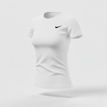 404 CAMISETA ESSENCIAL MUJER BLANCO NK