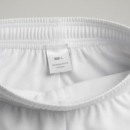 104 SHORT ESSENCIAL CON LICRA BLANCA NK