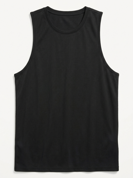 Camiseta sin mangas negra