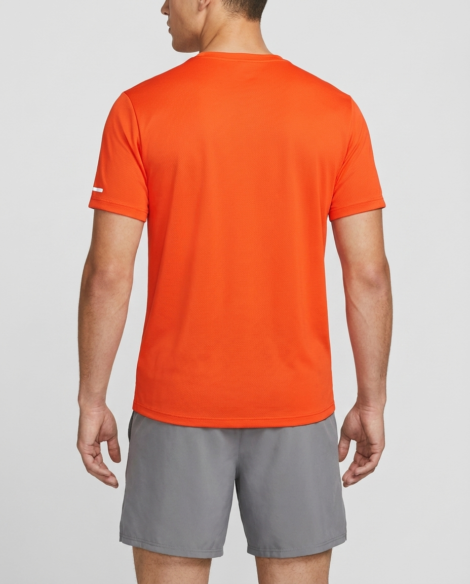 Camiseta Naranja - Espalda