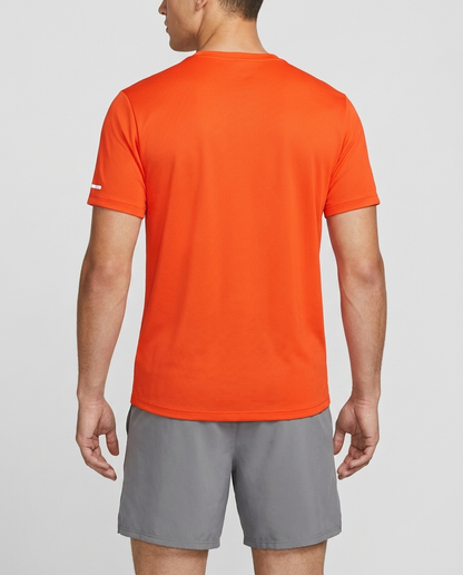 Camiseta Naranja - Espalda