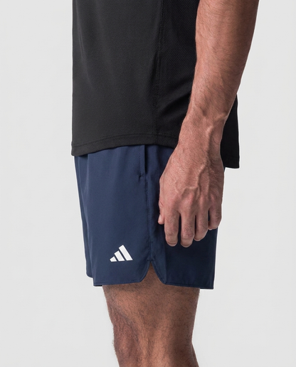 135 Short Essencial Novak Azul Navy ADD - detalle macro