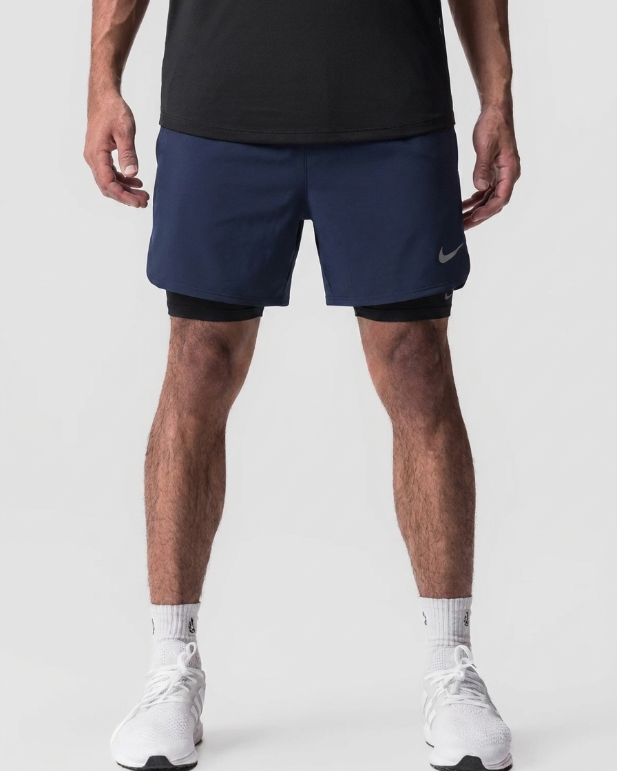 103 Short Essencial con Licra Azul Navy NK - estudio on-model