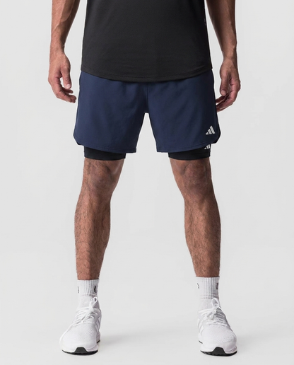 109 Short Licra Essencial Azul Navy ADD - estudio on-model