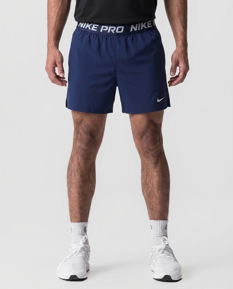119 Short Novak NK Pro Azul Navy - estudio on-model