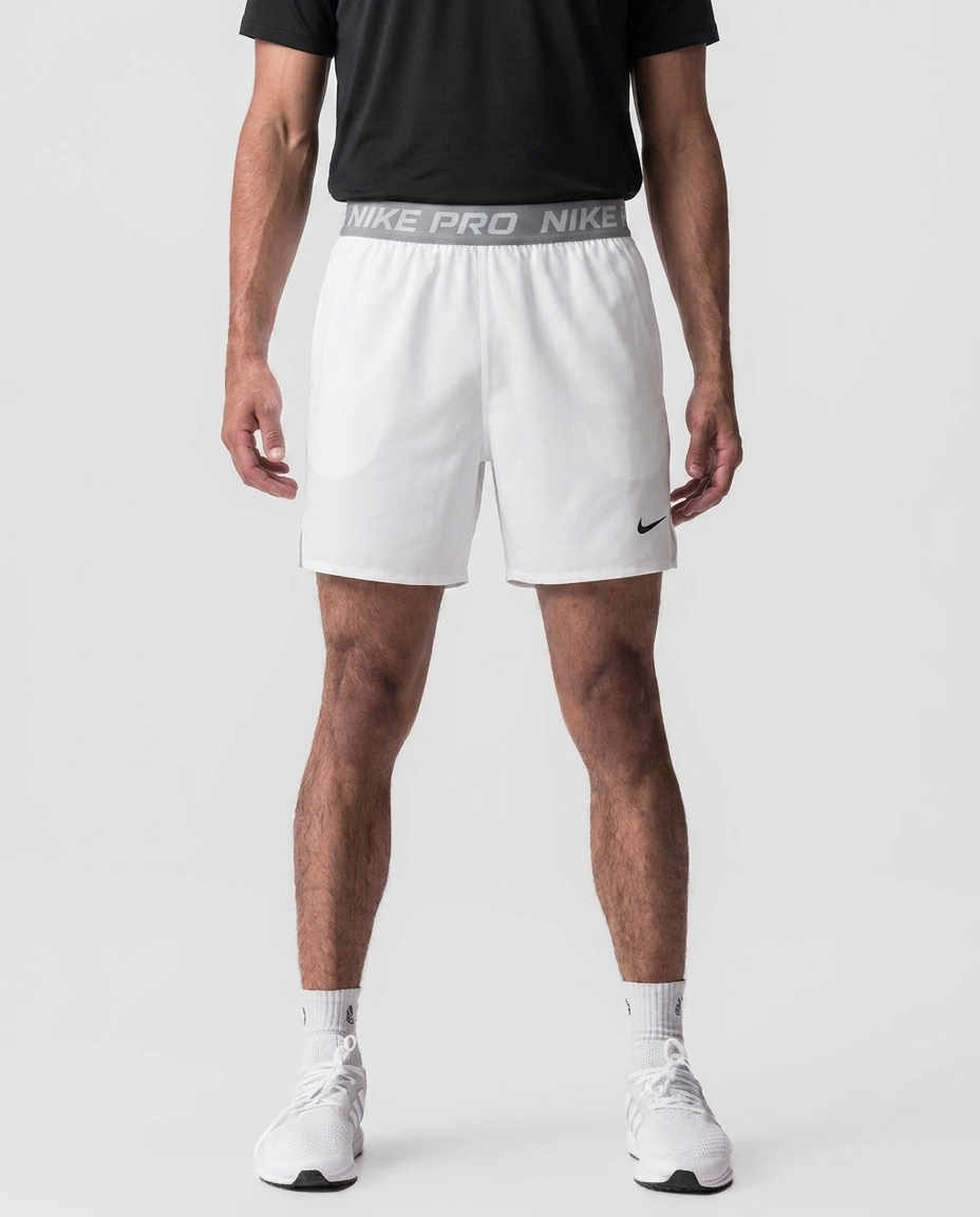 120 Short Novak NK Pro Blanca - estudio on-model
