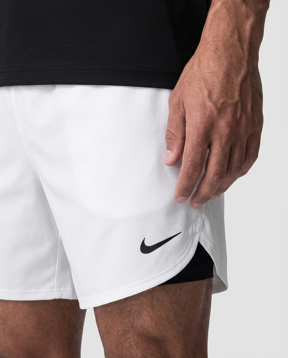 104 Short Essencial con Licra Blanca NK - detalle macro