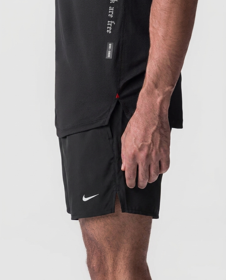 121 Short Novak NK Pro Negra - detalle macro