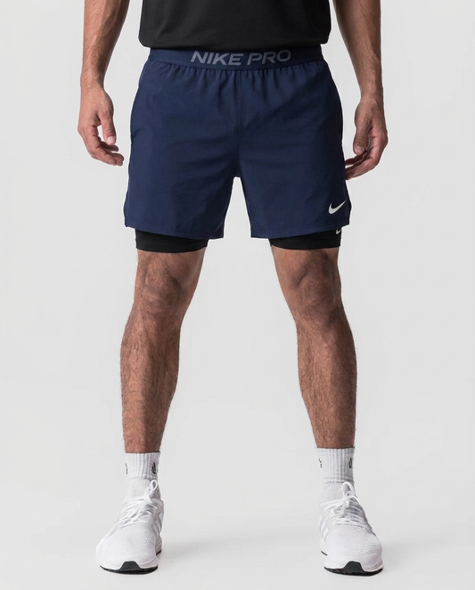 112 Short Licra NK Pro Azul Navy - estudio on-model