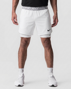 113 Short Licra NK Pro Blanca - estudio on-model
