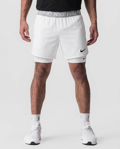 113 Short Licra NK Pro Blanca - estudio on-model