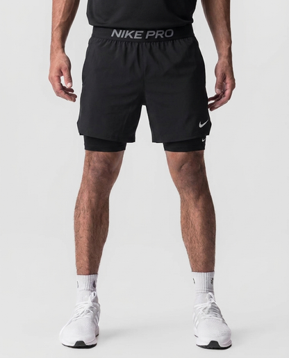 114 Short Licra NK Pro Negra - estudio on-model