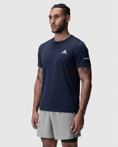 206 Camiseta Essencial Azul Navy ADD - frontal on-model
