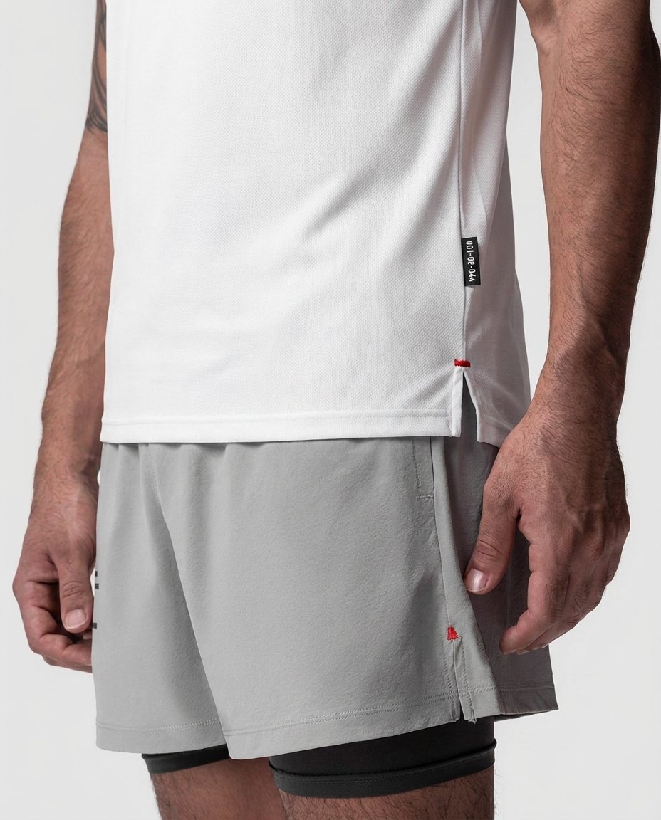 207 Camiseta Essencial Blanco ADD - detalle macro