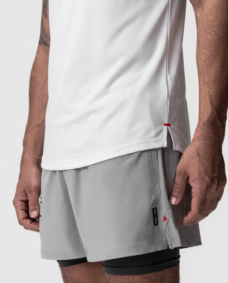 222 Camiseta Essencial Blanco Logo Grande ADD - macro