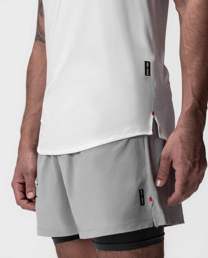 226 Camiseta Essencial Blanco Tres Lineas ADD - macro