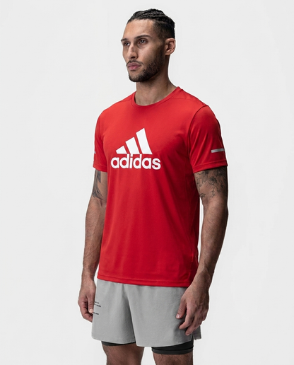 224 Camiseta Essencial Rojo Logo Grande ADD - frontal