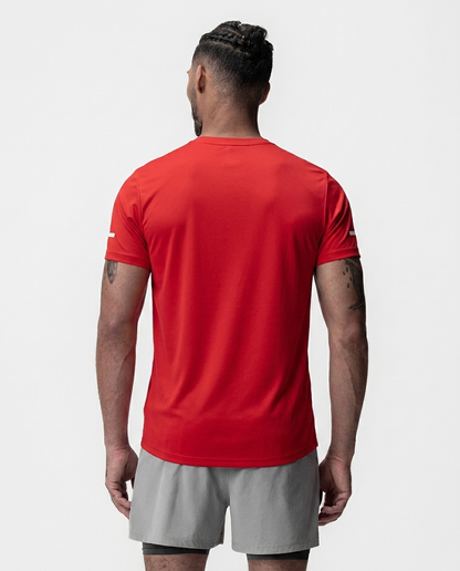 224 Camiseta Essencial Rojo Logo Grande ADD - espalda