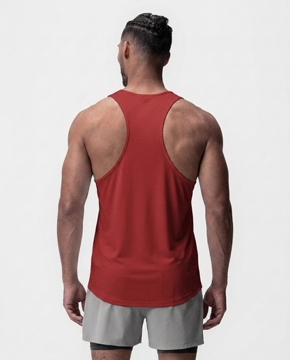 320 Esqueleto Essencial Rojo Logo Grande NK - espalda