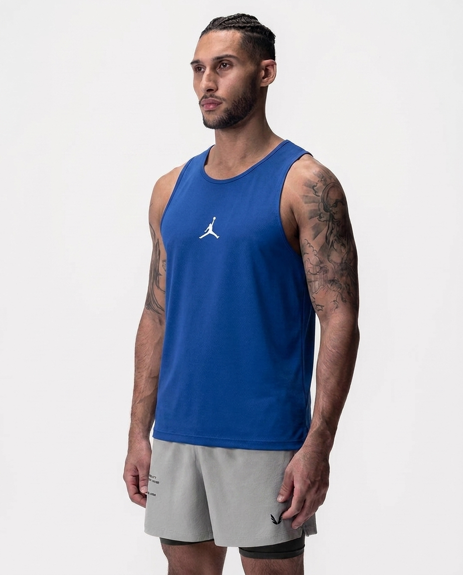 329 Esqueleto Essencial Azul Rey Jordan - frontal