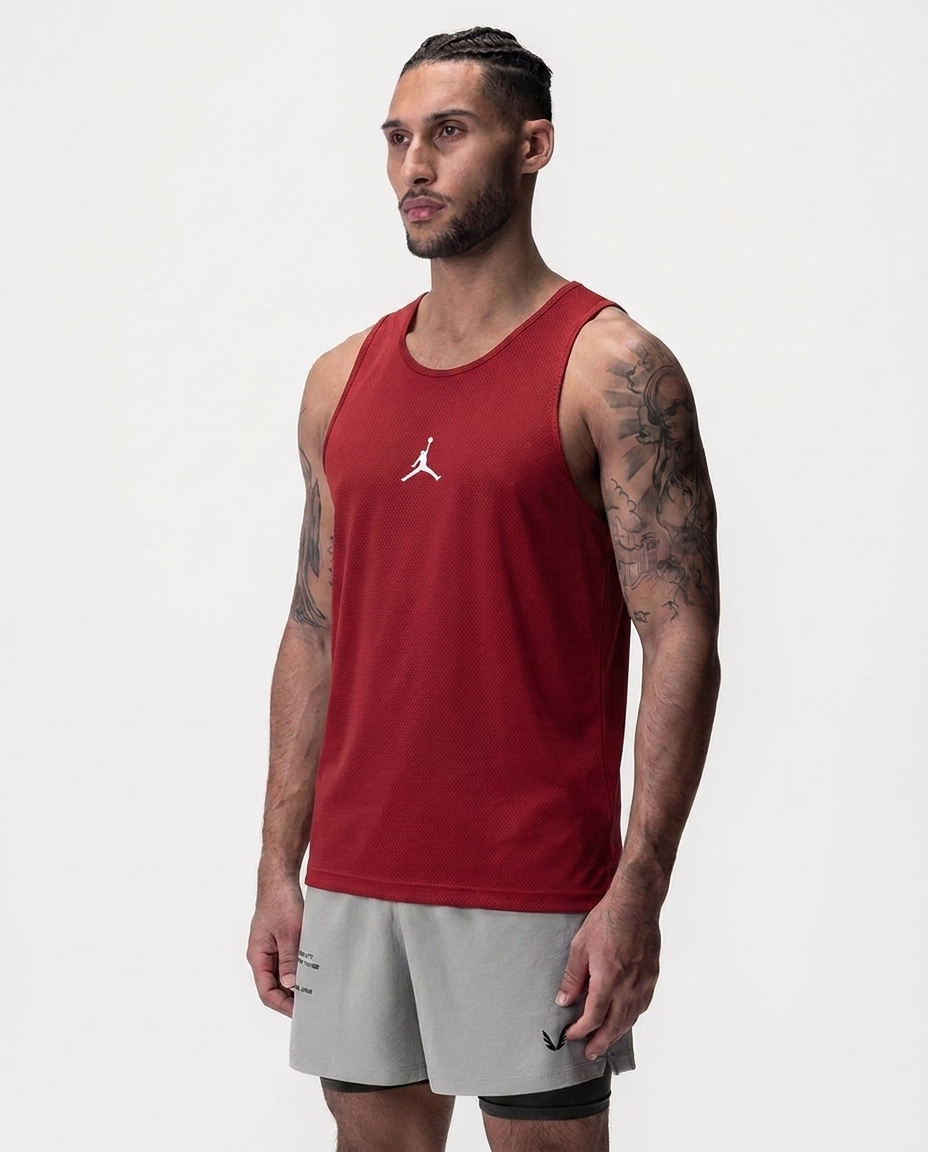 330 Esqueleto Essencial Rojo Jordan - frontal