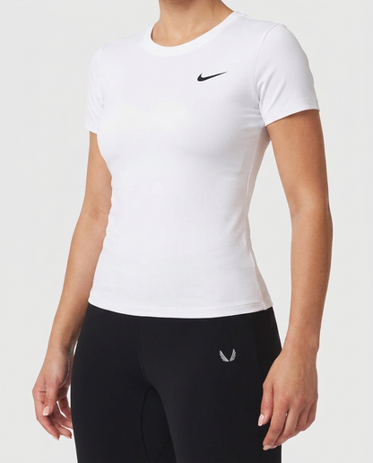 404 Camiseta Essencial Mujer Blanco NK - macro