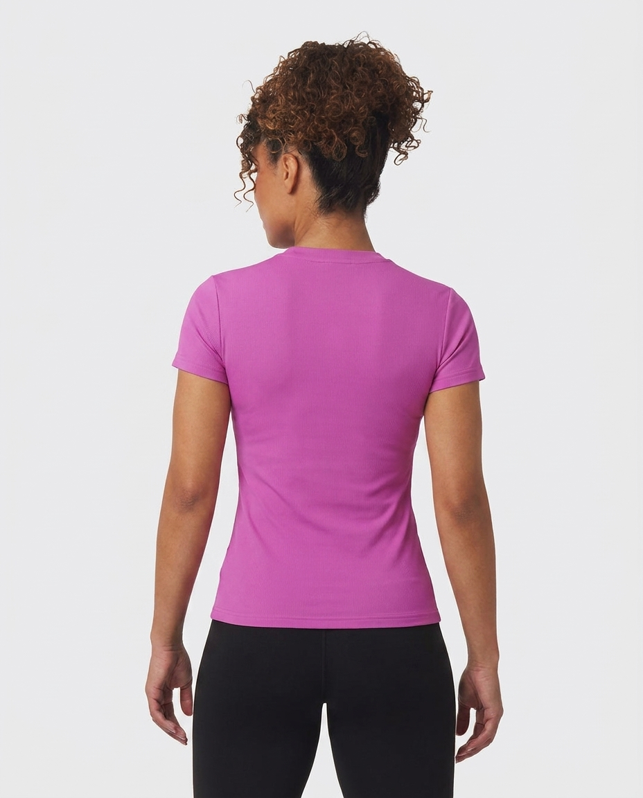 407 Camiseta Essencial Mujer Lila ADD - espalda