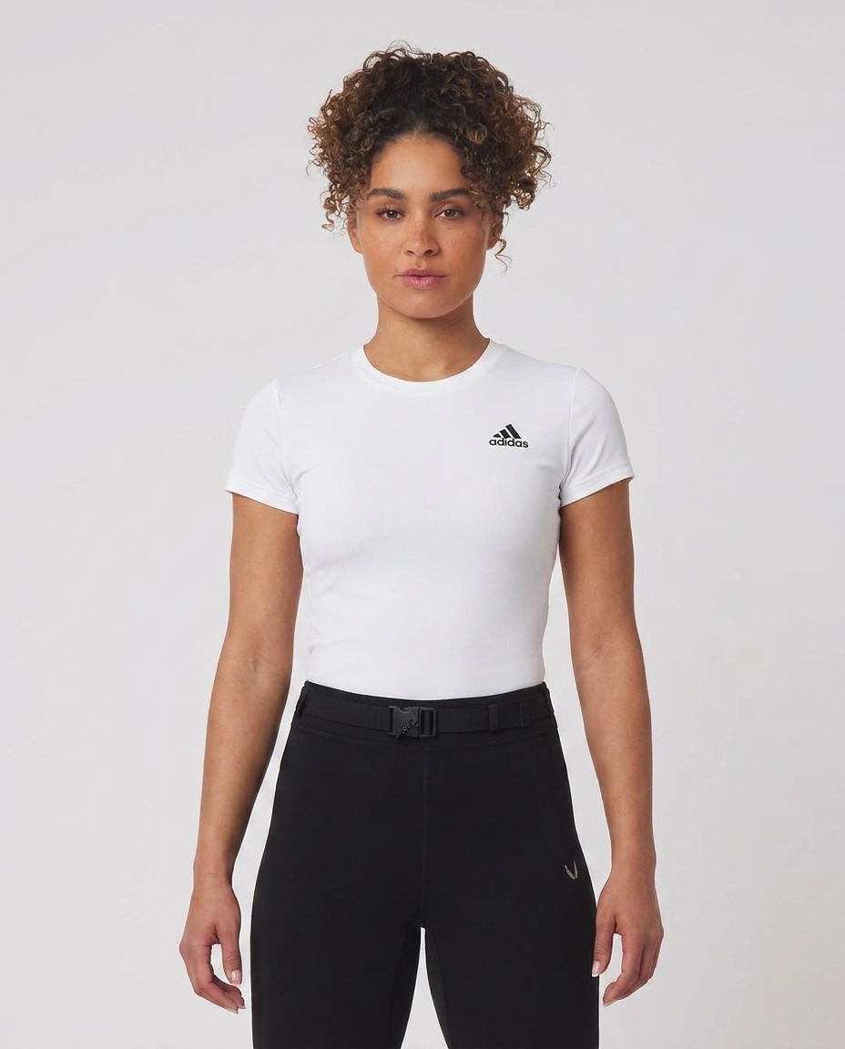 410 Camiseta Essencial Mujer Blanco ADD - frontal