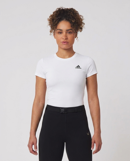 410 Camiseta Essencial Mujer Blanco ADD - frontal