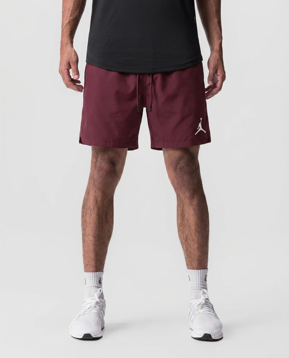 Short Essencial Novak Vinotinto Jordan — on-model frontal