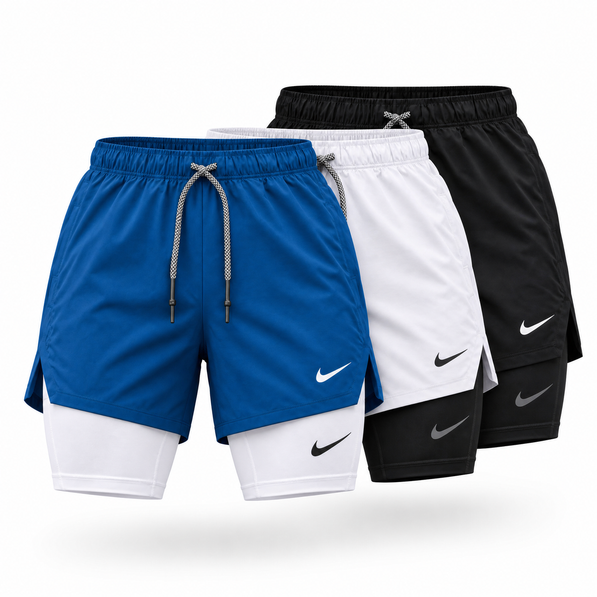 Pack x3 Short Pro 2 en 1