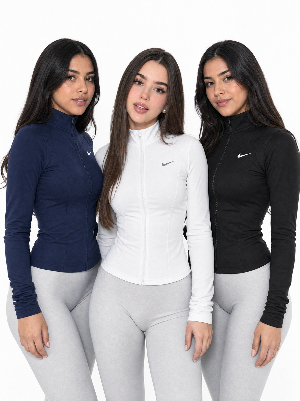 Modelos con el Pack x3 Buzos con cierre